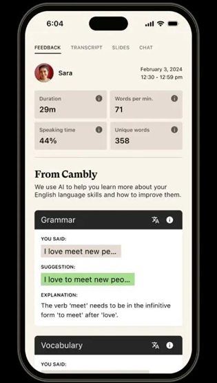 Cambly Pro 服務內容